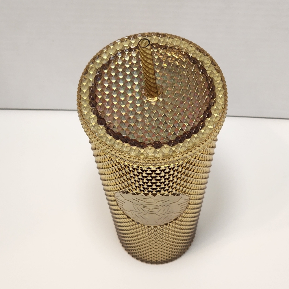 Disney Starbucks WDW 50th Anniversary GOLD Tumbler NWT - Picture 5 of 7